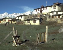 Каменная деревня в горах